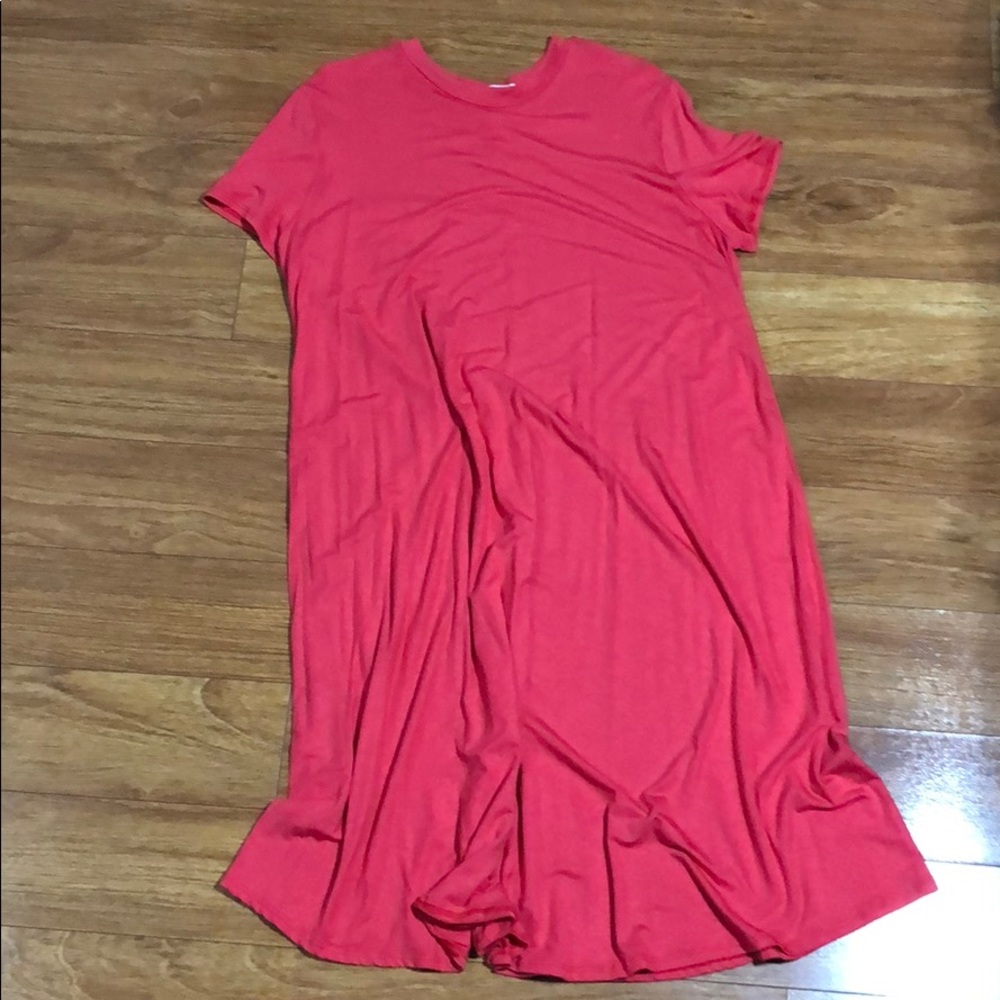 Bright pink T-Shirt Dress